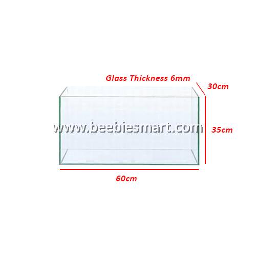 2 feet glass aquarium