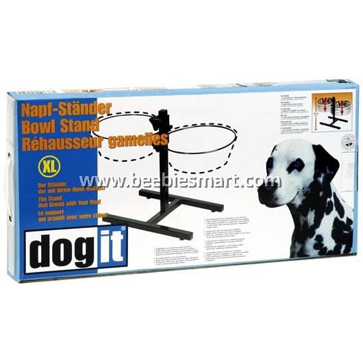 adjustable swing dog bowl stand Elevated Pet Food Bowl Stand, Adjustable Height and Width for Medium a –  CZPET