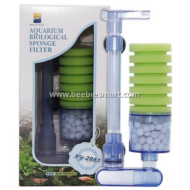 AQUARIUM BIOLOGICAL SPONGE FILTER