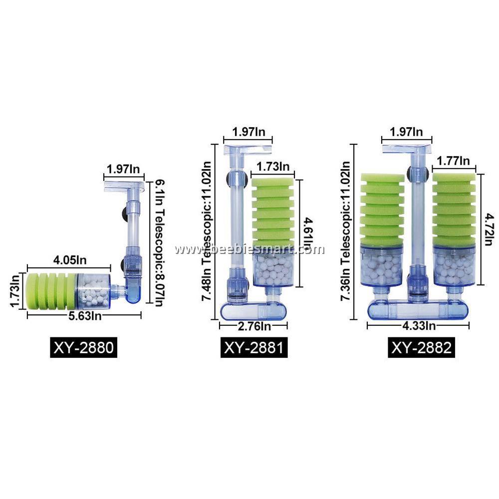 AQUARIUM BIOLOGICAL SPONGE FILTER